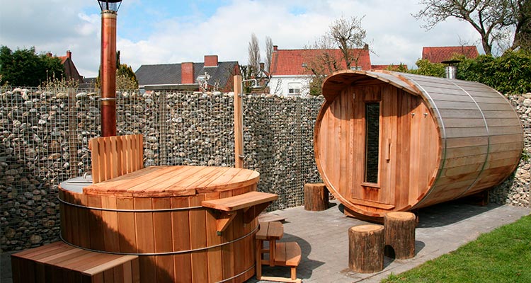 barril de sauna